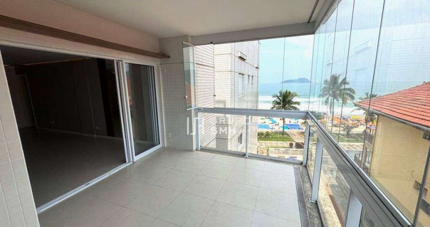 Apartamento com 3 dormitórios, 120 m² - venda por r$ 1.900.000,00 ou aluguel por r$ 12.000,00/mês - tombo - guarujá/sp