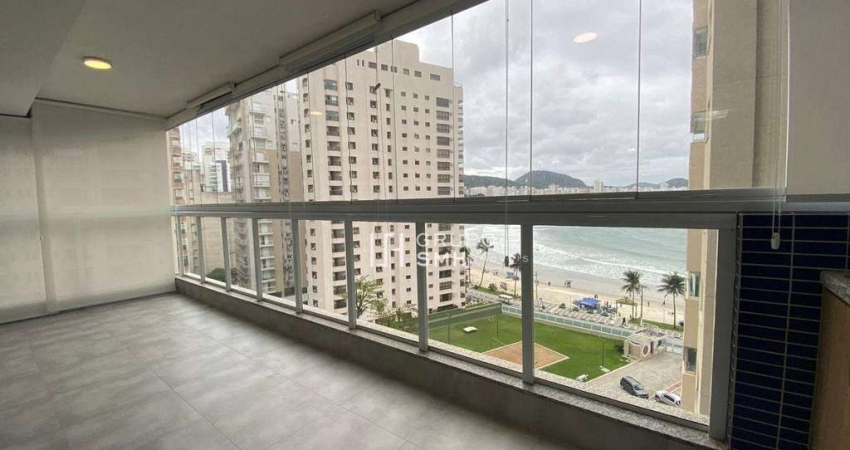 Apartamento com 3 dormitórios e Vista Mar à venda, 145 m² por R$ 1.600.000 - Praia das Astúrias - Guarujá/SP
