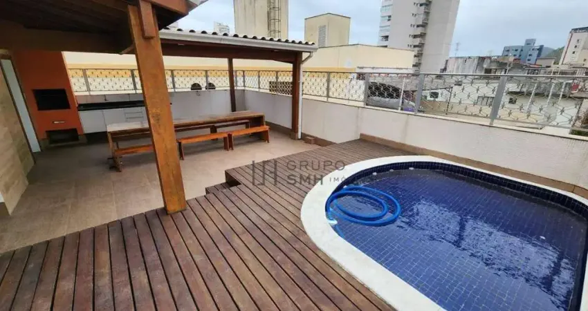 Cobertura com 3 dormitórios à venda, 129 m² por R$ 640.000,00 - Jardim Las Palmas - Guarujá/SP
