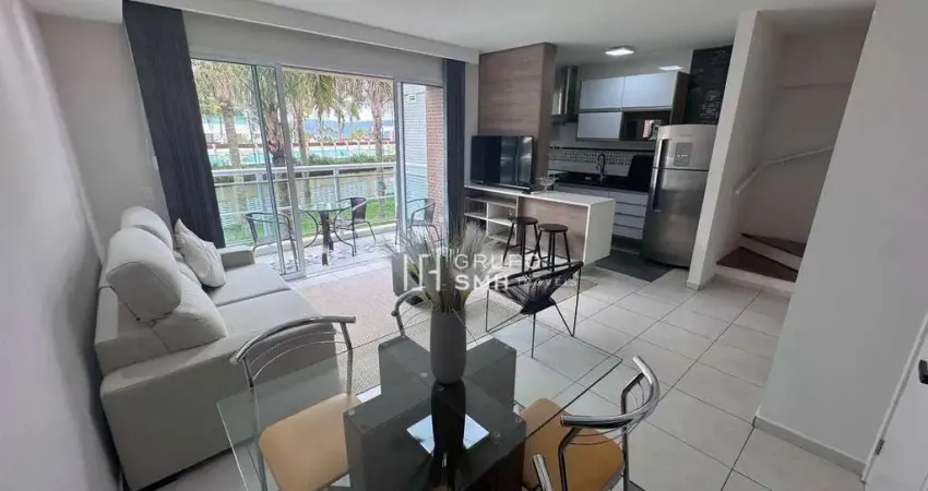Apartamento duplex com 2 dormitórios à venda, 85 m² por r$ 750.000,00 - enseada - guarujá/sp