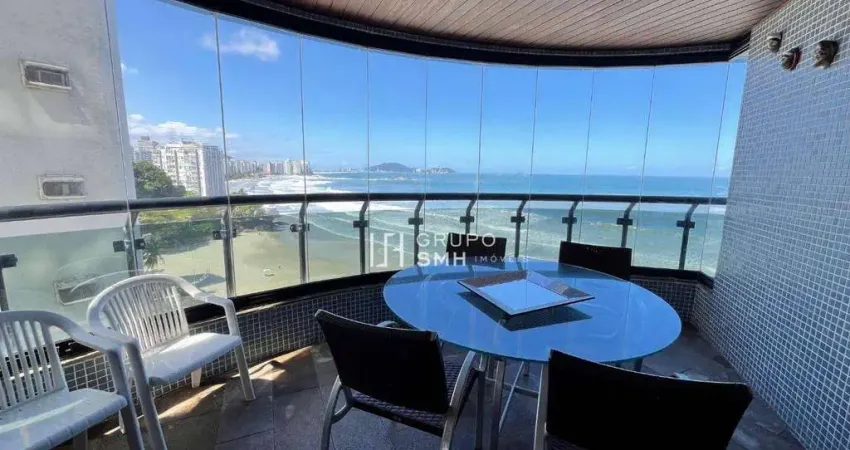 Apartamento com 4 dormitórios, 200 m² - venda por R$ 2.000.000,00 ou aluguel por R$ 15.000,00/mês - Astúrias Frente Mar - Guarujá/SP