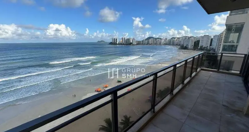 Apartamento com 3 dormitórios à venda, 210 m² por r$ 1.800.000,00 - pitangueiras frente mar - guarujá/sp