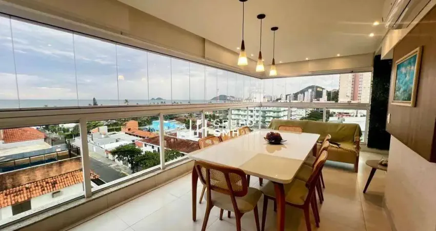 Apartamento com 3 dormitórios, 145 m² - venda por R$ 1.800.000 ou aluguel por R$ 11.000/mês - Enseada - Guarujá/SP