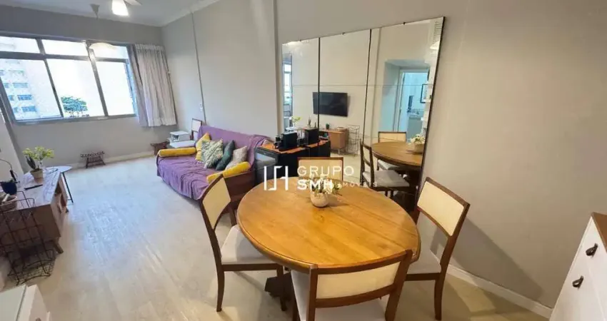 Apartamento com 1 dormitório, 56 m² - venda por R$ 375.000 ou aluguel por R$ 3.000/mês - Pitangueiras - Guarujá/SP