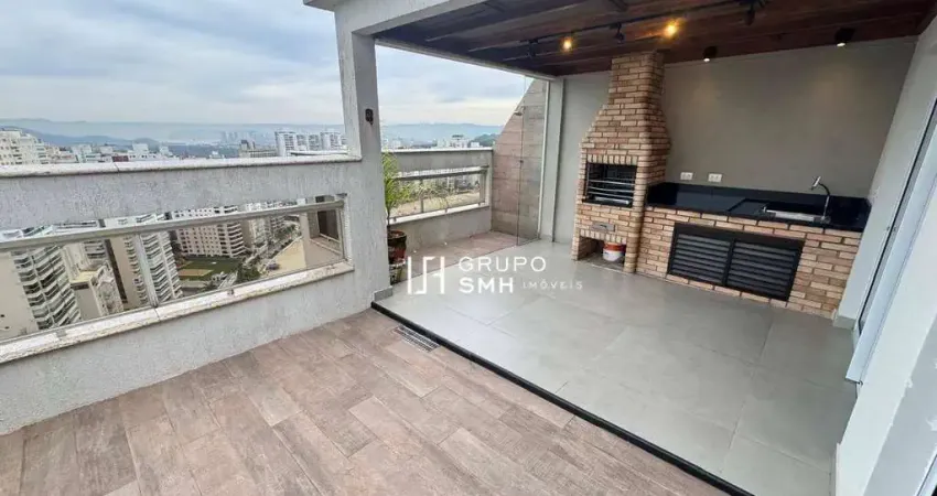 Cobertura com 3 dormitórios, 250 m² - venda por r$ 1.950.000 ou aluguel por r$ 7.500/mês - astúrias frente mar - guarujá/sp