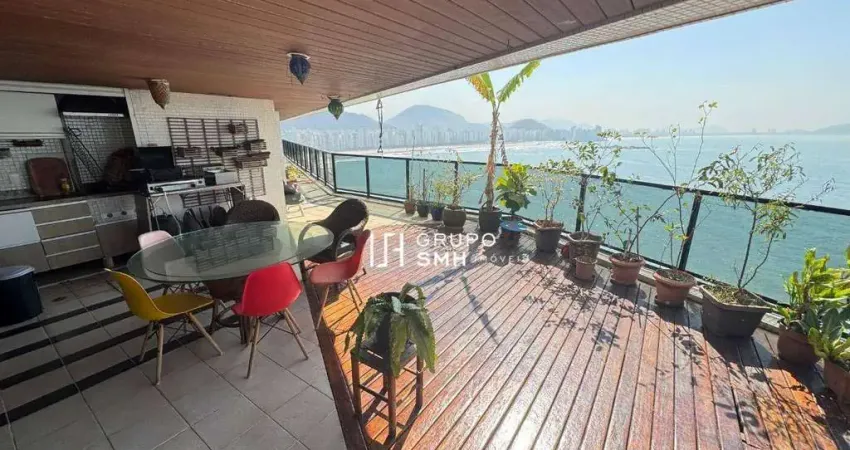 Apartamento com 4 dormitórios à venda, 400 m² por r$ 3.500.000 - astúrias - guarujá/sp