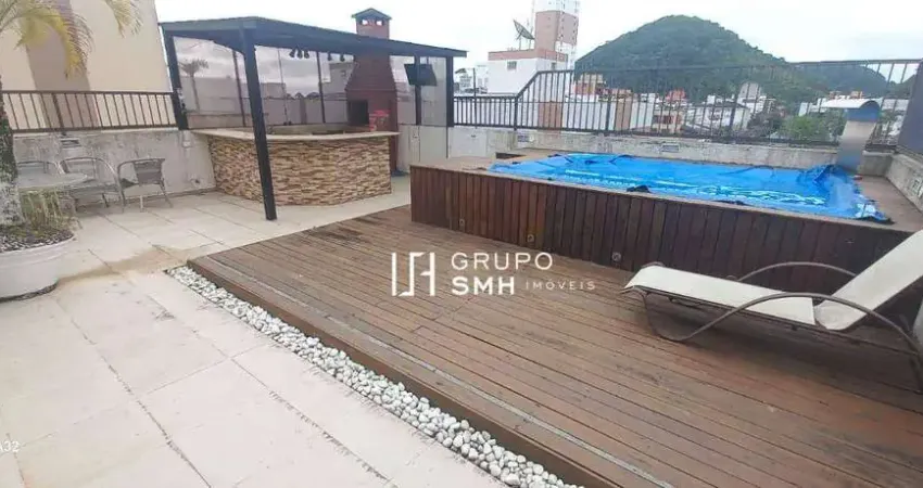 Cobertura com 2 dormitórios à venda, 250 m² por r$ 650.000,00 - jardim são miguel - guarujá/sp