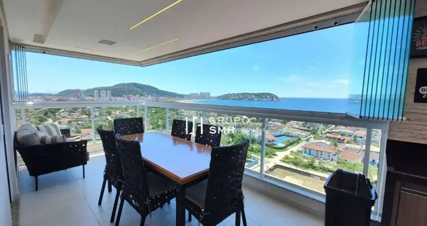 Apartamento com 2 dormitórios à venda, 93 m² por r$ 1.150.000 - enseada - guarujá/sp