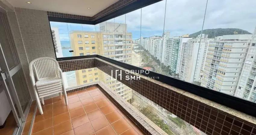 Apartamento com 3 dormitórios à venda, 115 m² por r$ 680.000 - pitangueiras frente mar - guarujá/sp