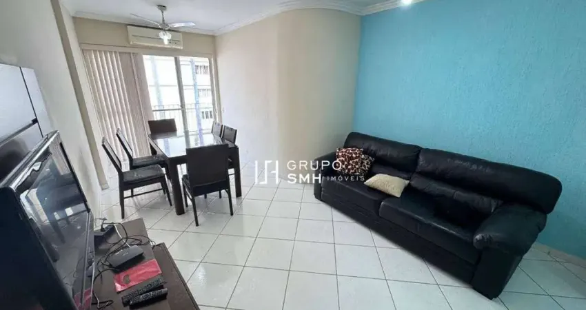Apartamento com 2 dormitórios para alugar, 90 m² por r$ 4.500/mês - centro - guarujá/sp