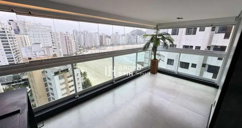 Apartamento com 3 dormitórios à venda, 117 m² por r$ 1.800.000,00 - astúrias - guarujá/sp