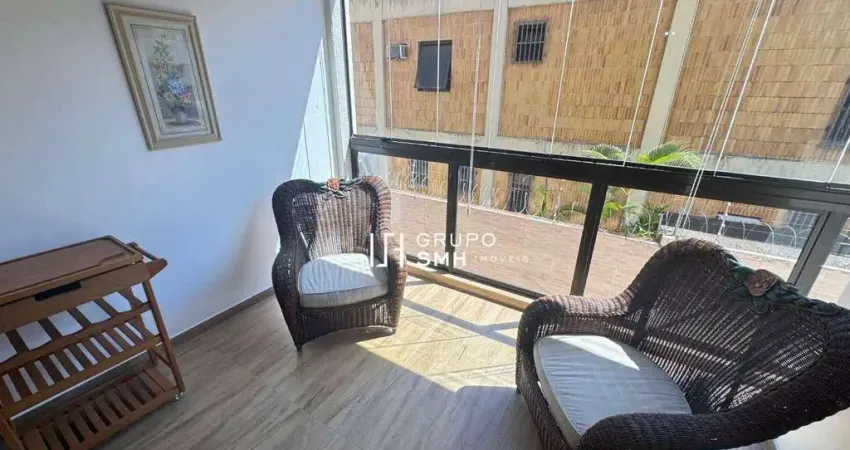 Apartamento com 3 dormitórios à venda, 105 m² por r$ 480.000 - enseada - guarujá/sp