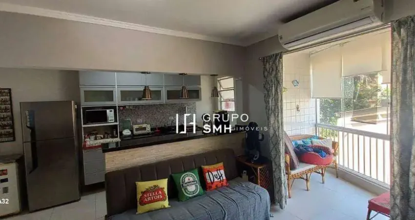 Apartamento com 1 dormitório à venda, 50 m² por r$ 390.000,00 - asturias - guarujá/sp