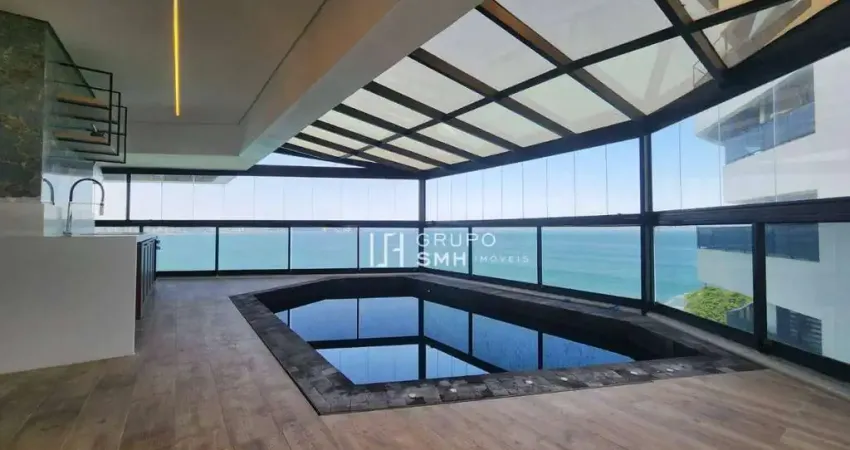 Apartamento com 4 suítes, 400 m² - venda por r$ 7.650.000 ou aluguel por r$ 25.000/mês - astúrias - guarujá/sp