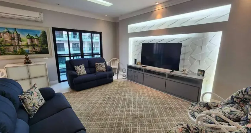 Apartamento com 4 dormitórios, 180 m² - venda por r$ 1.800.000,00 ou aluguel por r$ 8.500,00/mês - pitangueiras - guarujá/sp