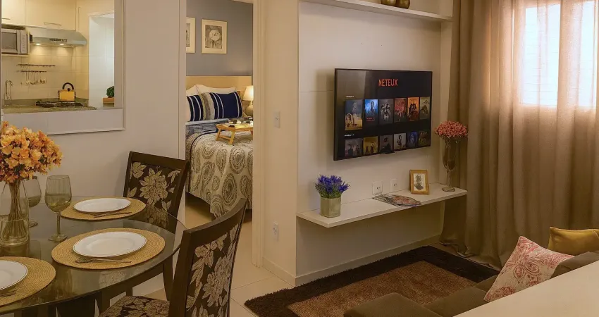 Apartamento de 3 dorms com vaga em itaqua por a partir de 269.000,00