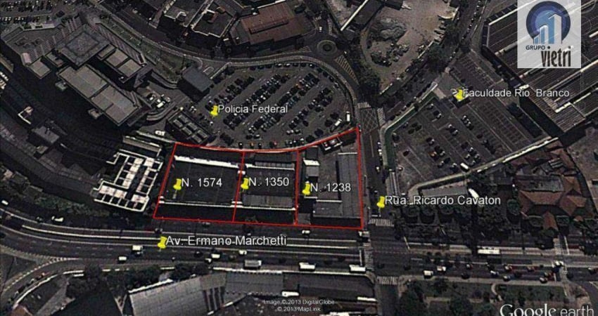 Terreno comercial à venda na Avenida Ermano Marchetti, Água Branca, São Paulo