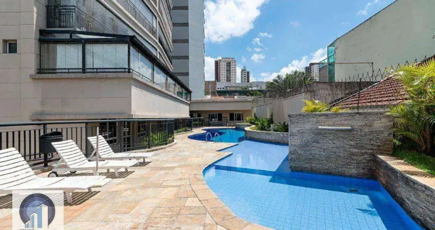 Apartamento com 3 dormitórios para alugar, 133 m² por R$ 8.494/mês - Ipiranga - São Paulo/SP