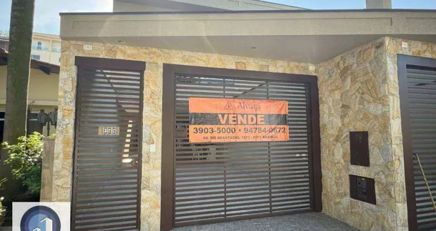 Sobrado com 4 dormitórios à venda, 220 m² por r$ 1.700.000,00 - parque são domingos - são paulo/sp