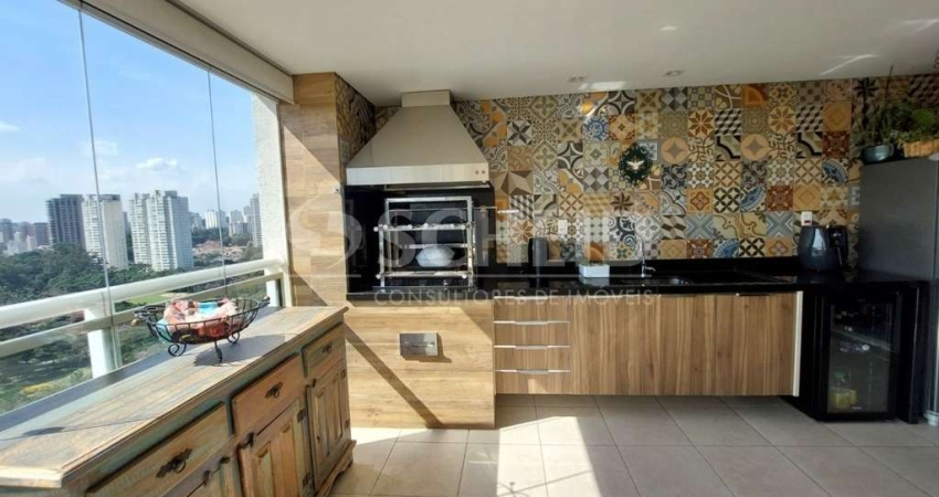 Apartamento com 4 dormitórios, sendo 4 suítes, 4 vagas no Jardim Marajoara