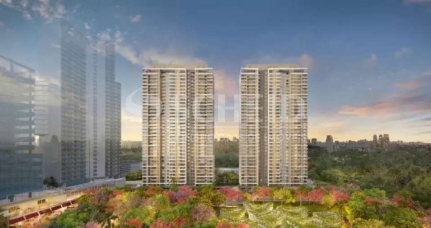 Apartamento de 134,69m²  á Venda com 3 suítes e  2 vagas no Brooklin em excelente localização