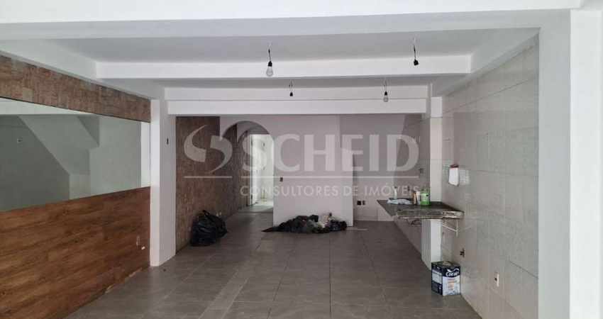 Casa comercial vila mascote salão nível rua porta de aço e salão parte superior
