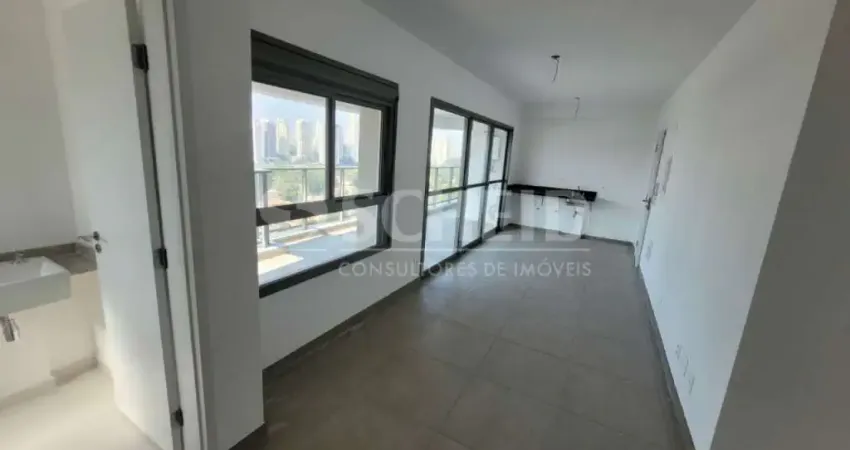 Apartamento novo de 43m2, 1 sala grande com varanda em ótima localização na Zona Sul