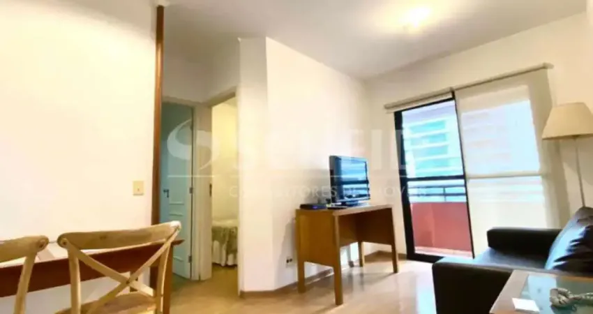 Apartamento de 50m² mobiliado com 2 quartos para alugar no brooklin - sp