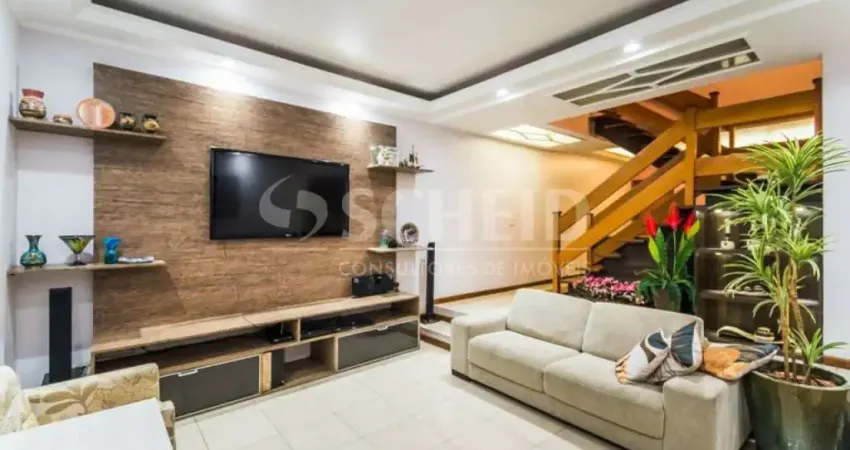 Sobrado para locação de 280,00m² útil, com 4 quartos e 4 vagas, na saúde.