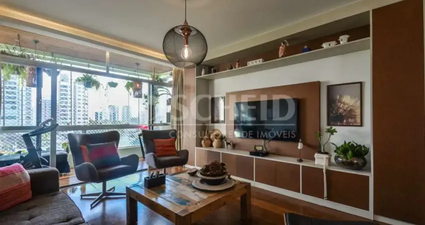 Moema índios. apartamento renovado com 4 quartos e suíte master