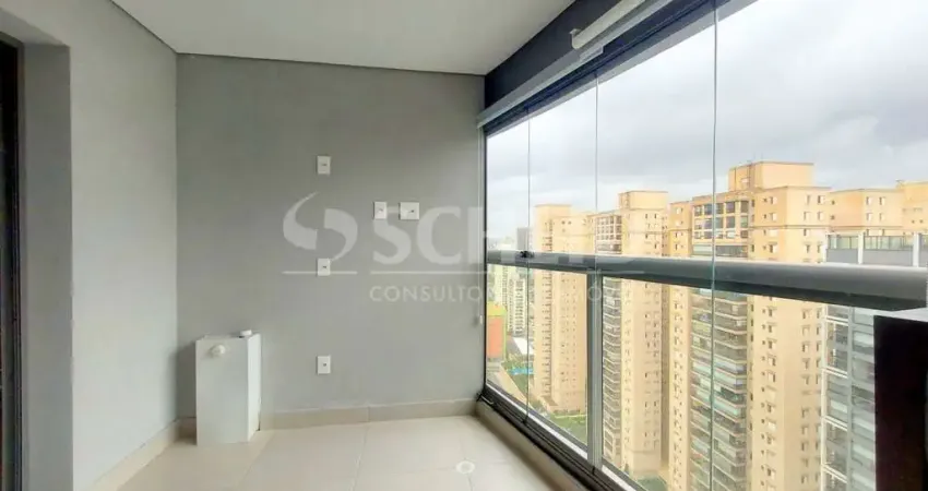 Studio de 32m² com vaga de garagem para alugar no brooklin - sp