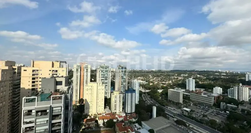 Apartamento para locacao com 1 quarto e 1 vaga com varanda no brooklin