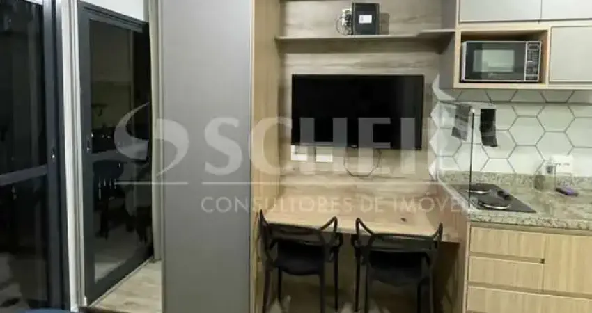 Studio mobiliado e equipado para locação no brooklin, 22 m².