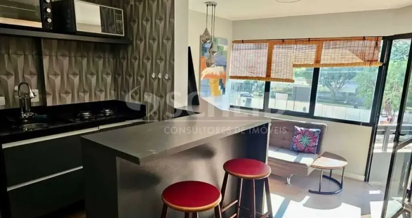 Apartamento mobiliado reformado à venda no brooklin com 1 quarto 1 vaga de garagem