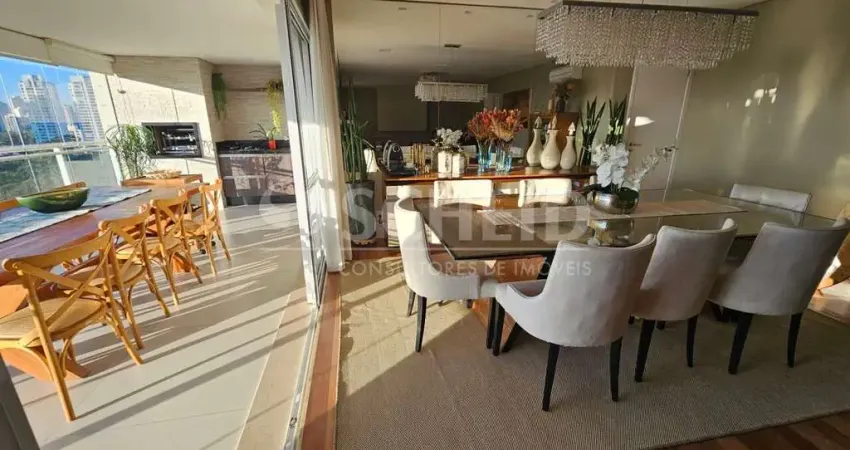 Apartamento mobiliado venda cond Cena Golf 4 quartos/Suíte 3 vagas - Jardim Marajoara vista golf