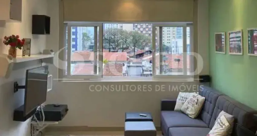 Apartamento para locação na avenida santo amaro,1 suíte e 1 vaga fixa