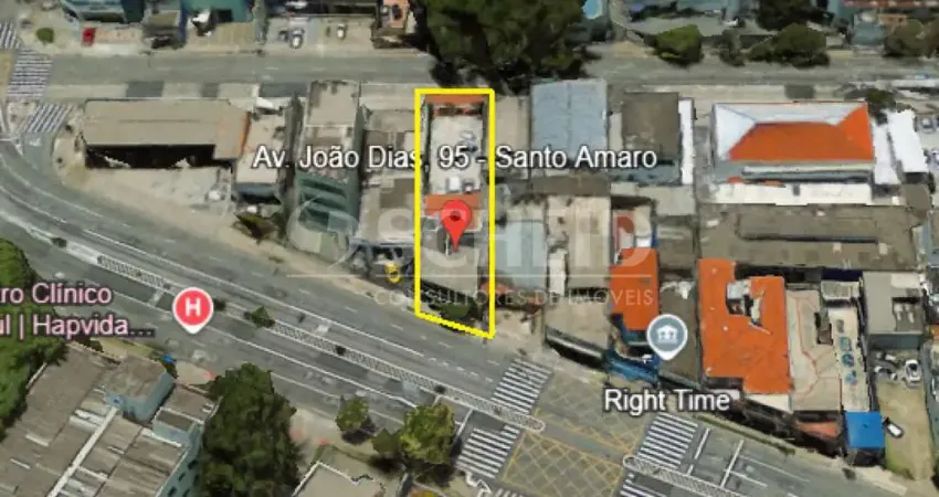 Imóvel para Venda, 400m², Santo Amaro, com acesso a Av. João Dias e  Rua Doutor Antônio Bento