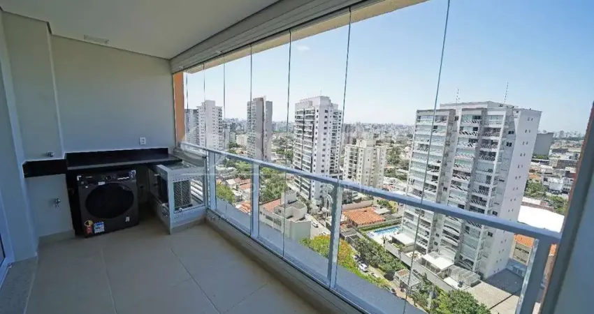 Apartamento Mobiliado, Campo Belo,1quarto, 1 vagas, cozinha, sala, terraço, 1 vaga, banheiro  social