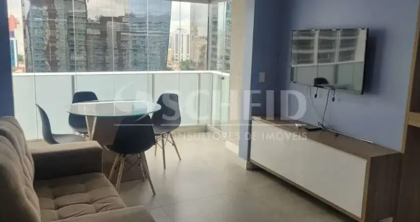 Apartamento mobiliado 66 m² - 2 dorms - 1 suíte - 1 vaga - santo amaro - são paulo - sp