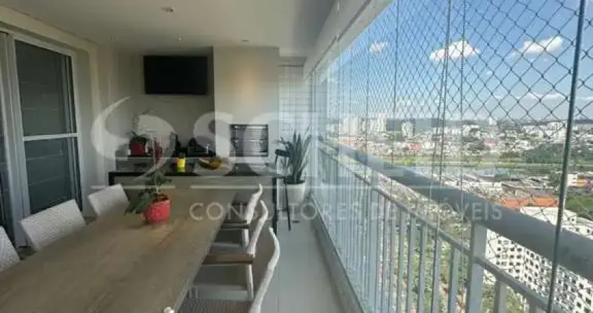 Apartamento a venda 137m² com 3 dormitórios sendo 3 suítes e 3 vagas, no jardim marajoara.