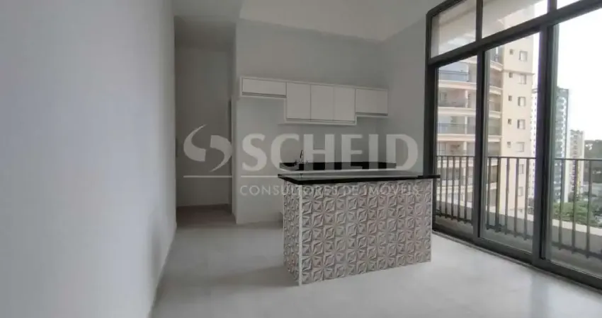 Studio novo para Locação com 39m² e 1 vaga