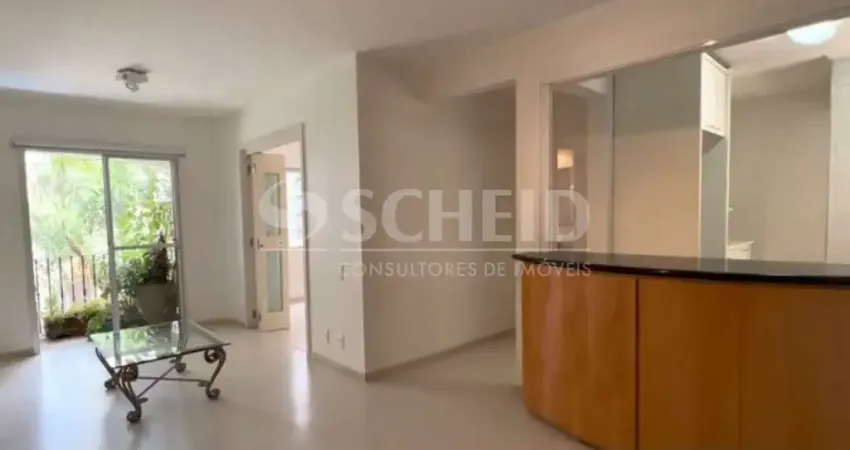 Apartamento para locação na vila nova conceição com 67m², 2 dormitórios (1 com closet) e 1 vaga