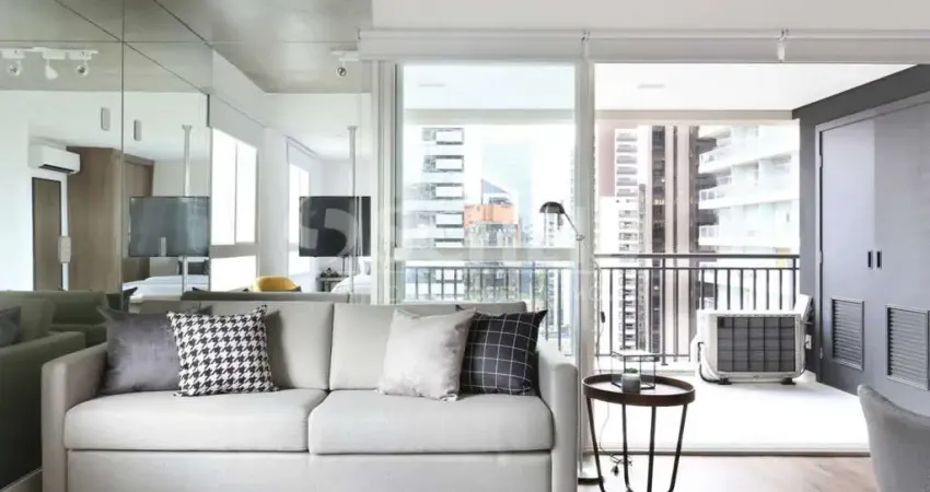 Apartamento brooklin 1 quarto, 1 suíte, cozinha americana, terraço, 2 banheiros, 1 vaga.