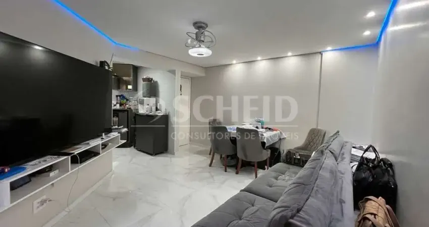 Apartamento reformado de 75m² com suíte e vaga de garagem fixa no Jardim Marajoara