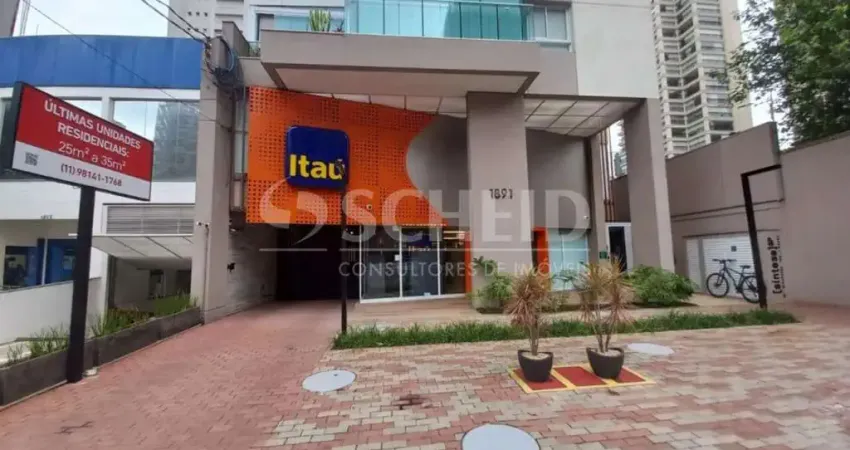 loja Comercial a venda em Moema -  485 m² - 2 Pavimentos - 7 Vagas - Alugado para o Banco Itaú
