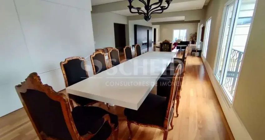 Apartamento de luxo mobiliado no itaim bibi para locação - 5 suítes com closet, 8 vagas, 2 varandas.