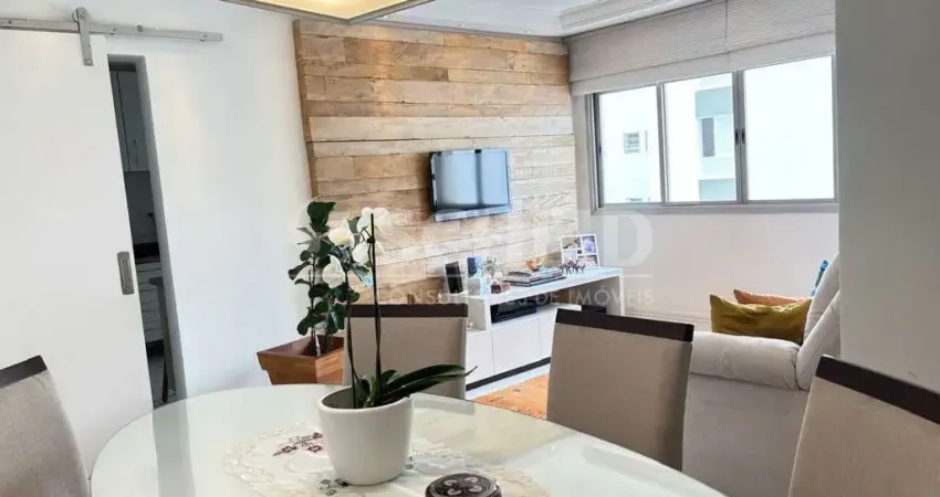 Apartamento a venda no Brooklin de 74m², com 2 quartos e 1 vaga.
