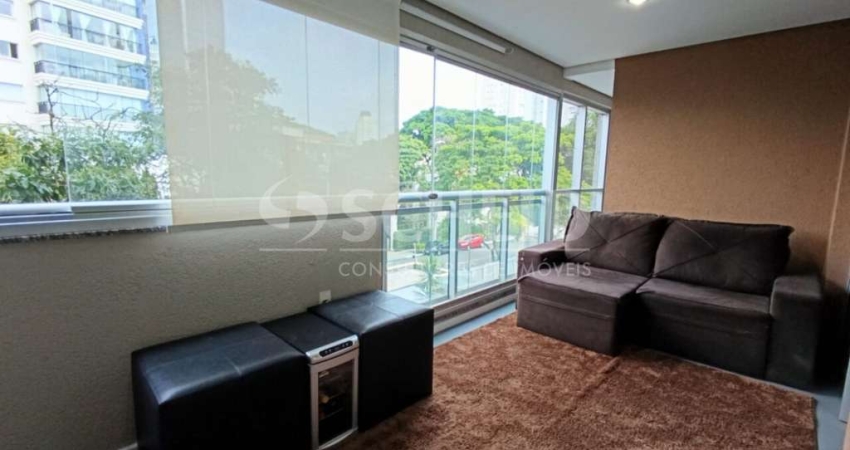 Apartamento á Venda no Campo Belo com 52m², 1 quarto sendo 1 suíte, 1 vaga.