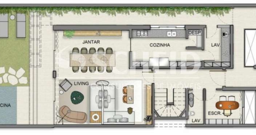 Condomínio de Casas Morumbi, 655m², 4 quartos, 4 suítes, closet, 4 vagas, 5 banheiros, sala, cozinha