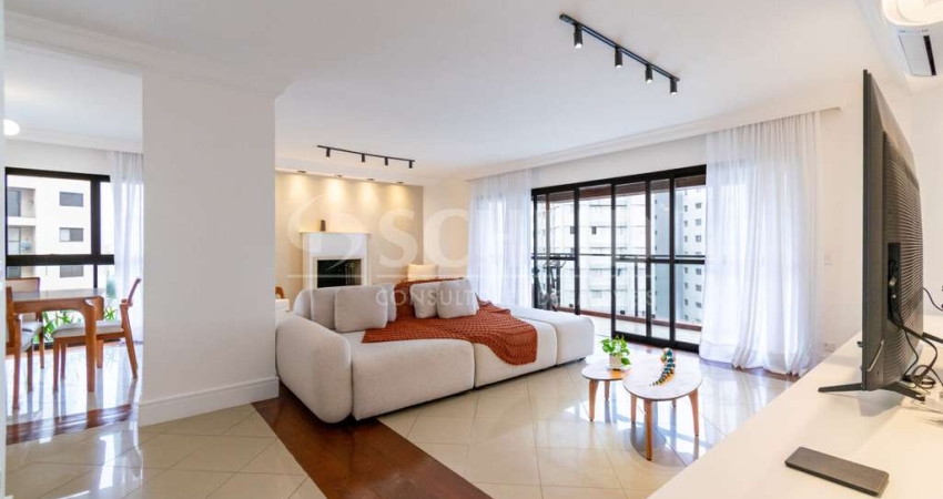 Apartamento a venda na Vila Mascote com 216m², 4 quartos sendo 2 suítes, 3 vagas.